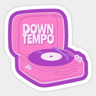 Downtempo Lo-Fi Sticker